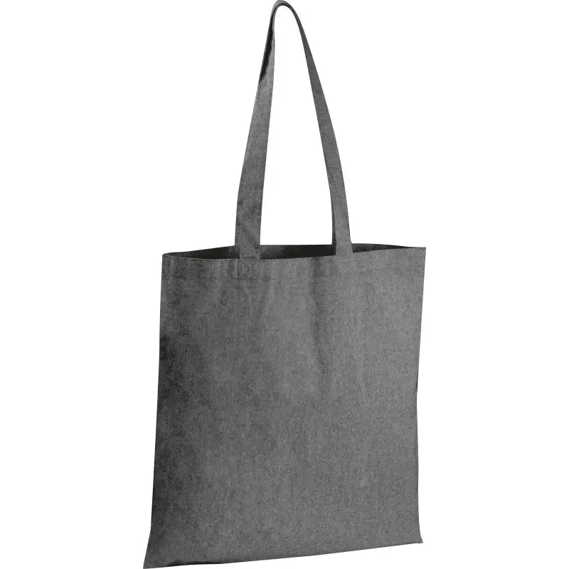 Recycelte Baumwolltasche Chelmsford in Schwarz – Öko-Chic & Langlebig