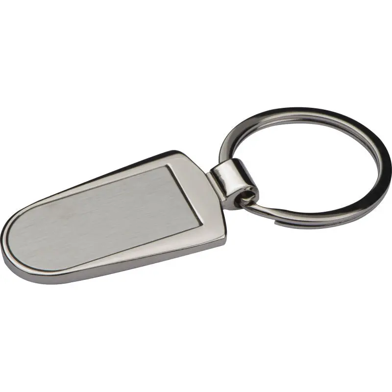 Vallejo Metall-Schlüsselanhänger in Silbergrau – Elegant & Robust