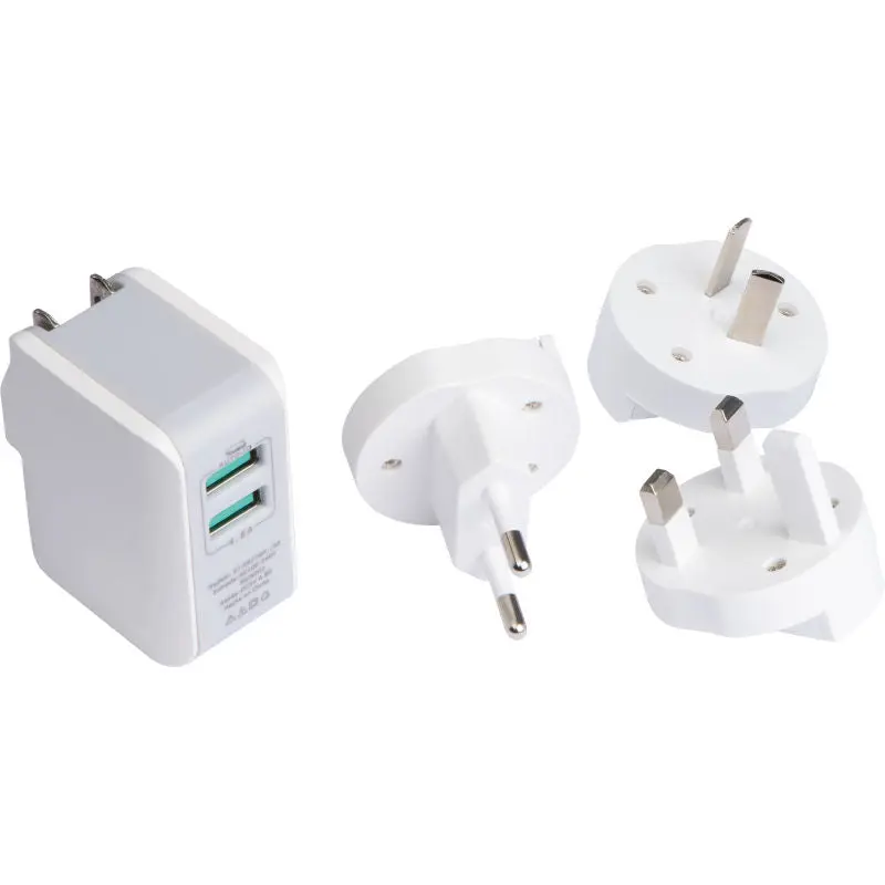 Traveladapter Antwerp – Weltweit Kompatibel und Effizient – Weiß