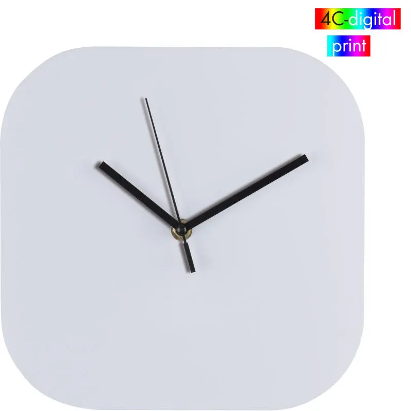 Wanduhr Bel Air - Weiß mit Allover Ziffernblatt, Modernes Design