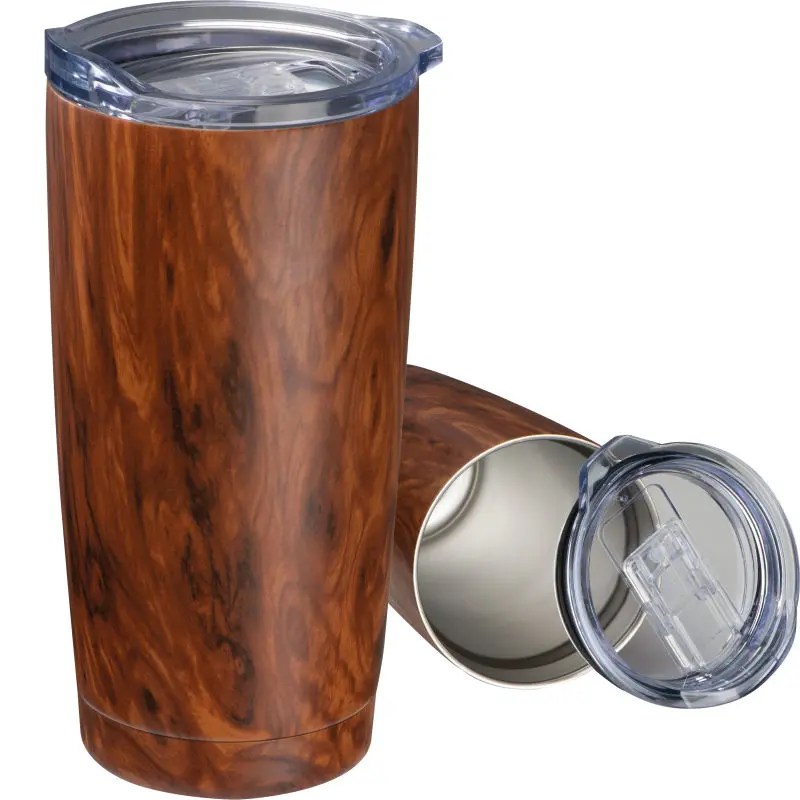 Costa Rica Isolierbecher 400 ml – Rustikaler Thermobecher in Braun