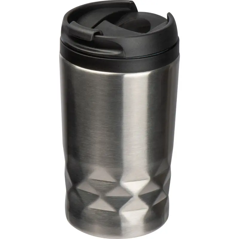 Roma Isolierbecher 400 ml – Stilvoller Becher in Silbergrau