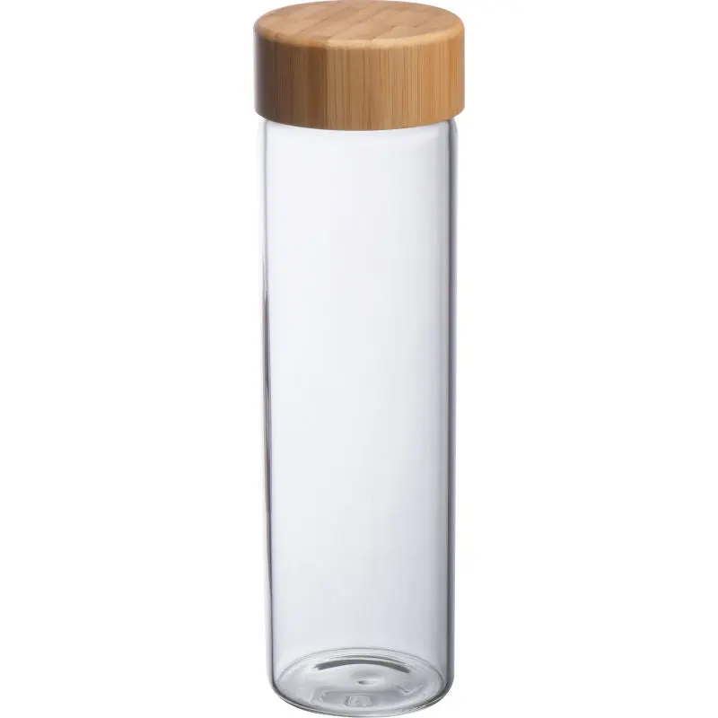 Santa Cruz Transparente Glasflasche - Klar & Klassisch