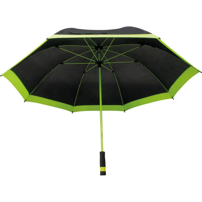 XXL Get Seen Regenschirm - Tiefschwarz