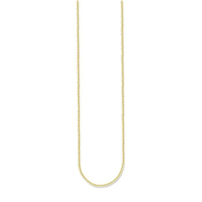 Thomas Sabo Damen Halskette Collier 925 Silber gold KE1106-413-12, Laenge cm:70
