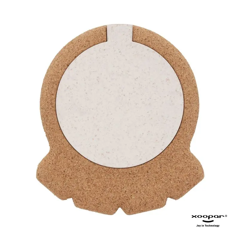 Xoopar Corktopus 10W Kabelloses Ladepad - Natur Korkdesign