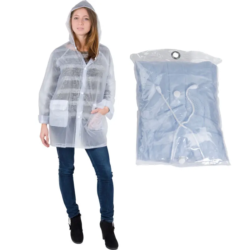 Clermont-Ferrand Transparente Regenjacke - Stilvoller Durchblick bei Nässe