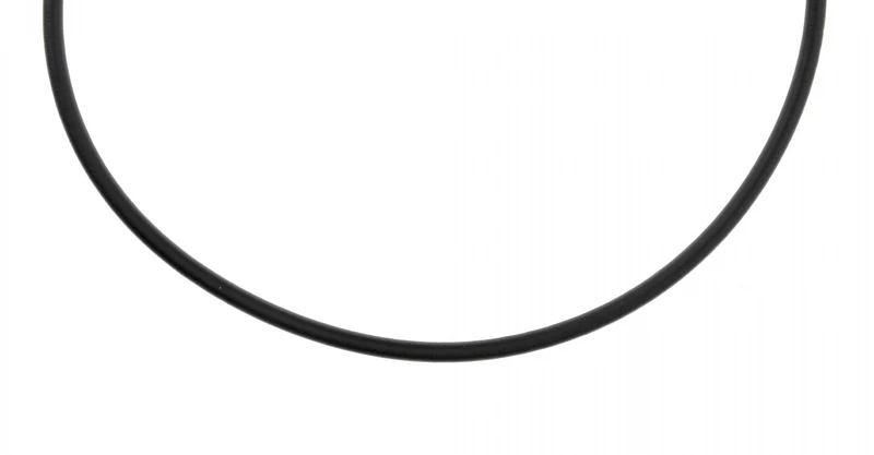 Ernstes Design Damen Kautschukhalsreif 40cm Schwarz KS4C-40