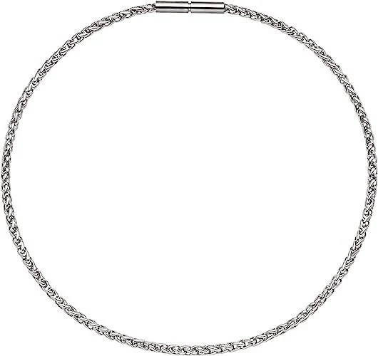 Ernstes Design Damen Halskette Zopfkette Silber 50cm AK9-50