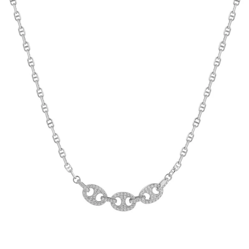 Xenox Damen Halskette Silber XS91414