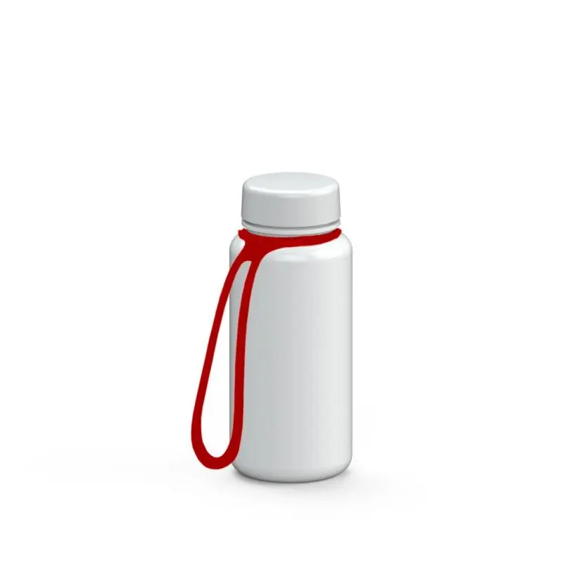 Refresh Trinkflasche 400ml mit Riemen, Schneeweiß