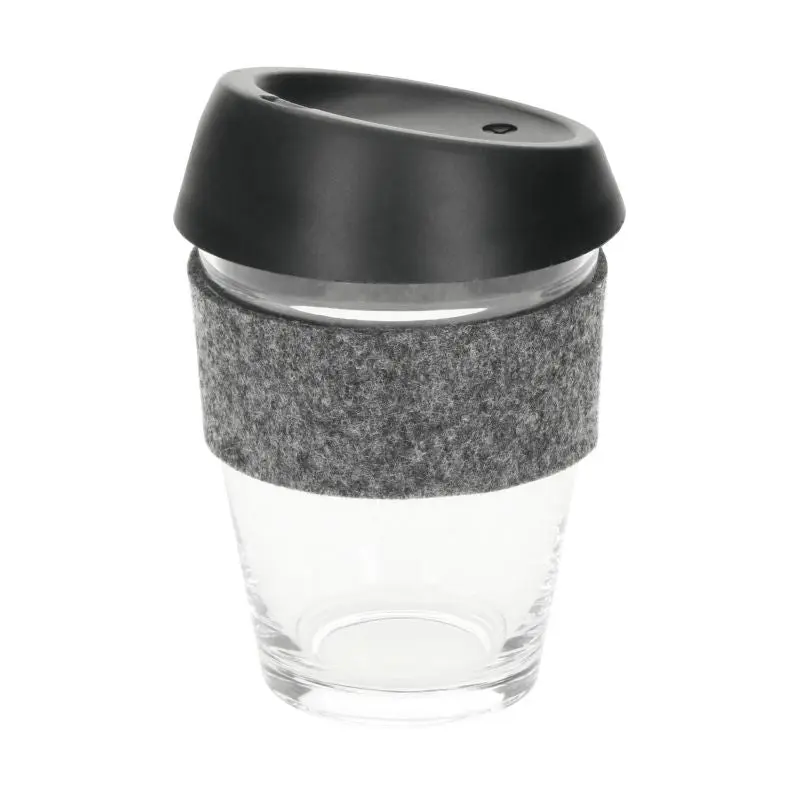 Cristallo Kleiner Glaskaffeebecher 300 ml, Transparent & Stilvoll für den Genuss