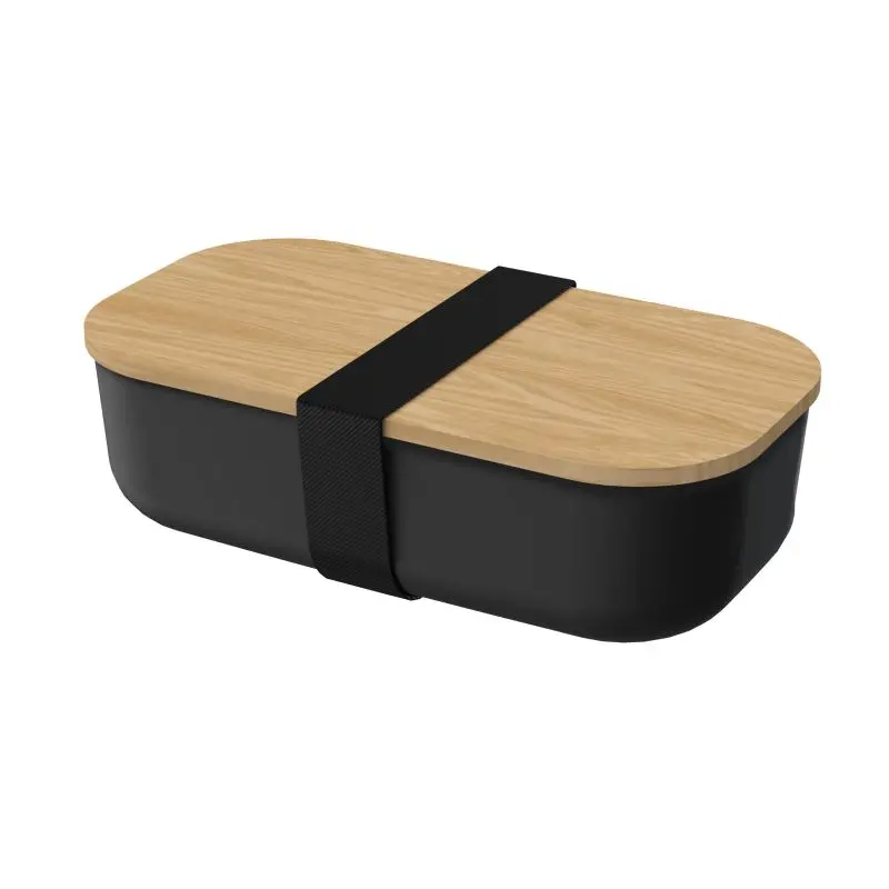 Bio Storage Container Beech - Black and Natural, Eco-Friendly, Stylish, Durable