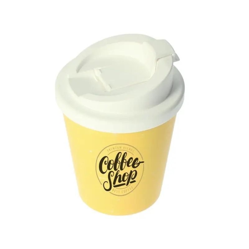 Premium Deluxe Kaffeebecher Small 250ml in Standard-Blau und Weiß: Kompakt & Stilvoll