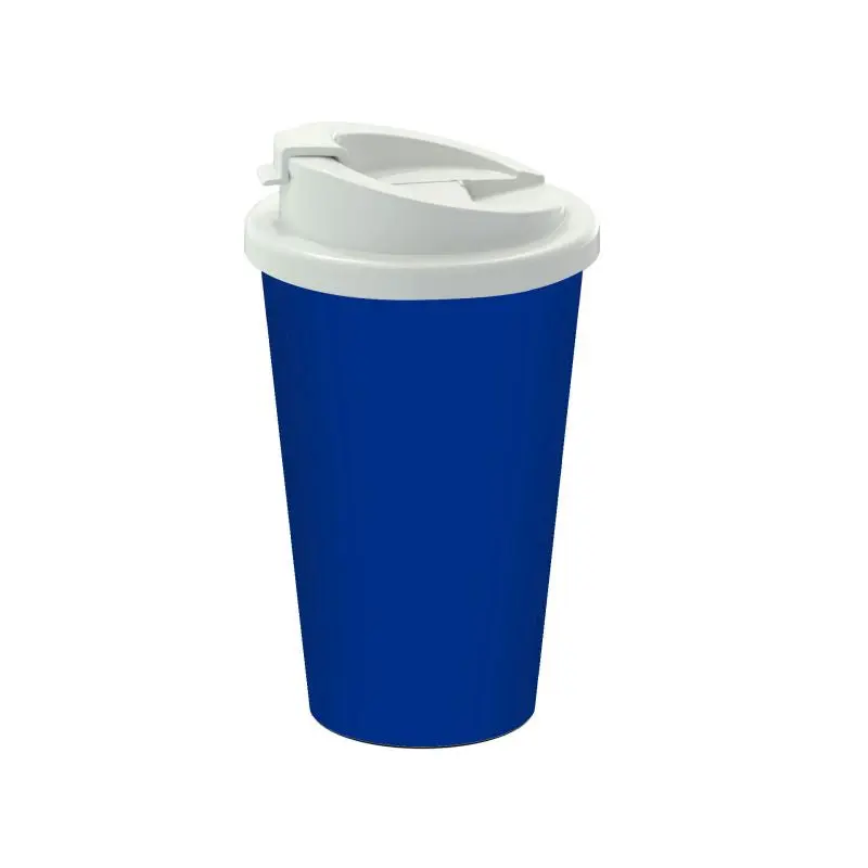 Premium Deluxe Kaffeebecher 350ml in Standard-Blau und Weiß: Stilvoll & Vielseitig