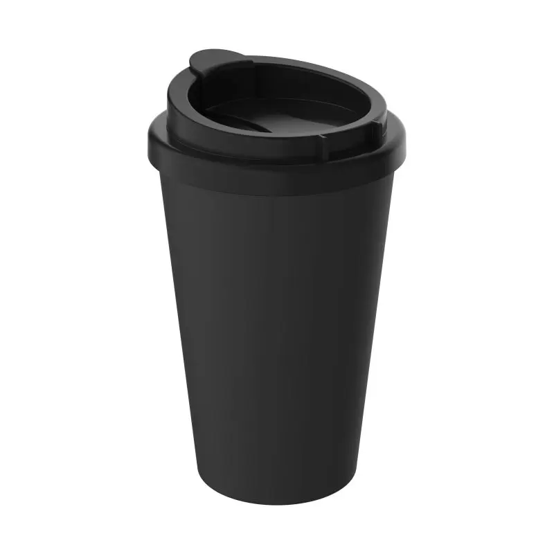 Premium Plus Öko-Kaffeebecher 350 ml in Schiefergrau, Stilvoll & Nachhaltig