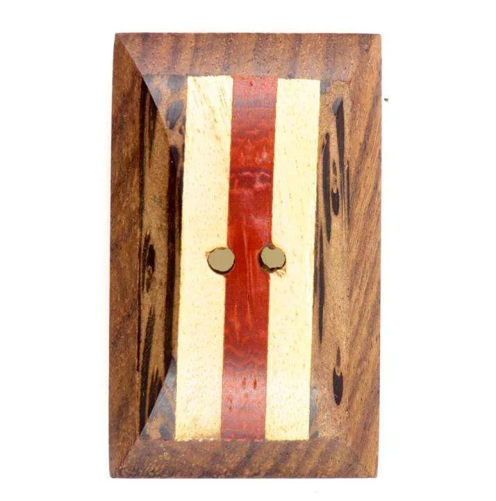 Holzknopf Braun 2-Loch – HK-210