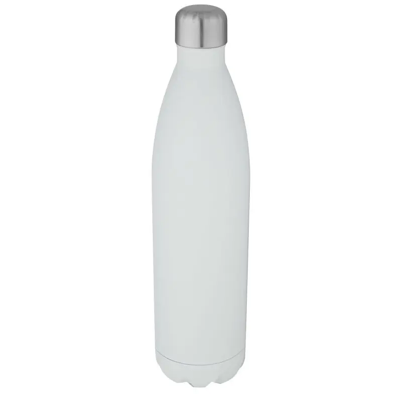 Cove 1 L vakuumisolierte Edelstahlflasche – Weiße Thermoflasche für den großen Durst