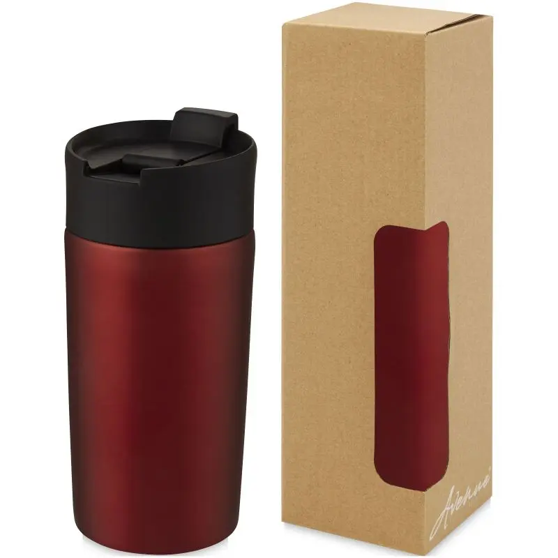 Jetta 330ml Kupfer-Vakuum Isolierbecher in Rot: Stilvoll & Effektiv