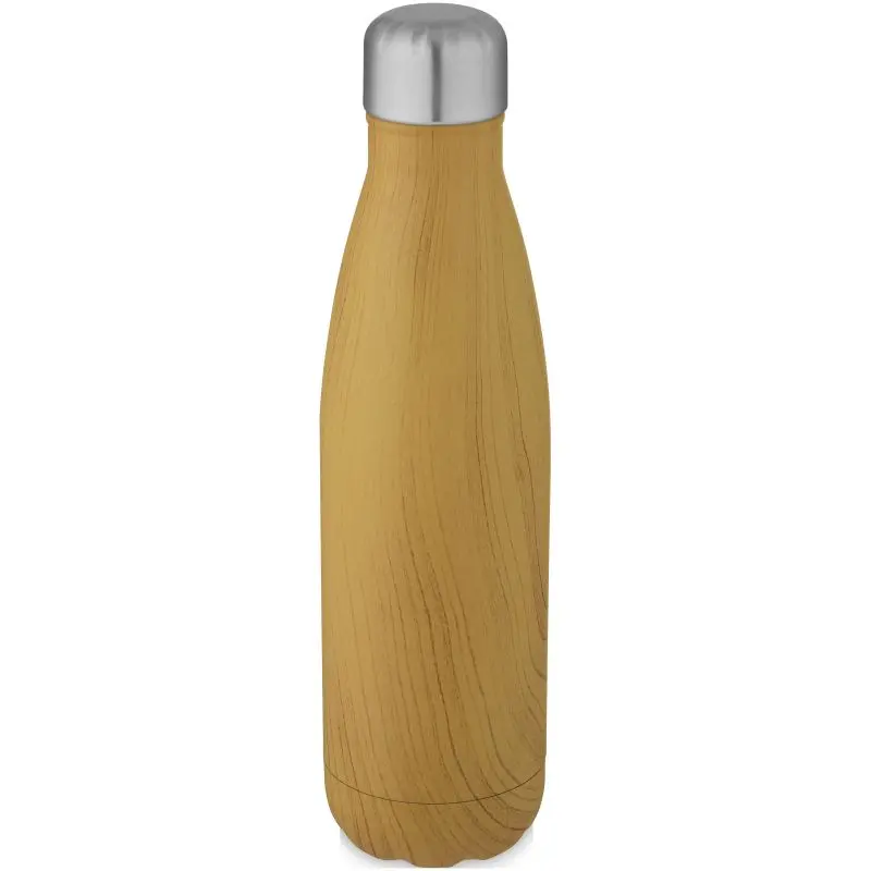 Heather Natur Cove 500ml Kupfer-Vakuumflasche, Holzdesign