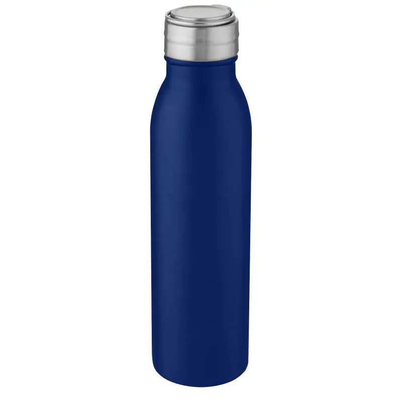 Harper 700ml Edelstahl-Sportflasche mit Metallschlaufe - Mittelblau