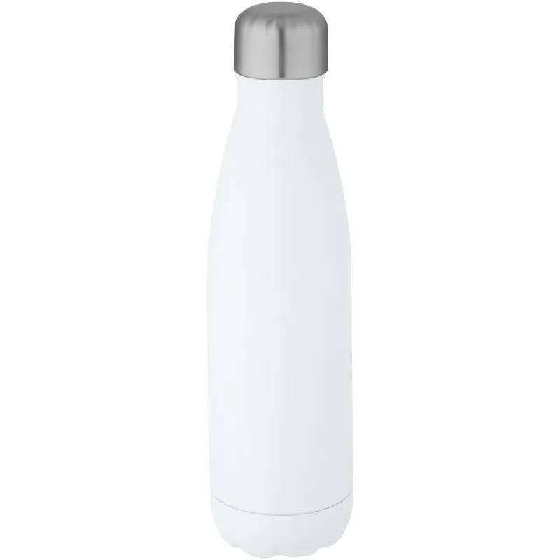 Cove 500 ml vakuumisolierte Edelstahlflasche – Weiße Trinkflasche für unterwegs