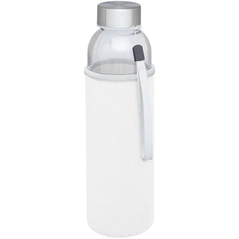 Bodhi Glas-Sportflasche 500ml in Weiß - Elegant und Gesundheitsschonend