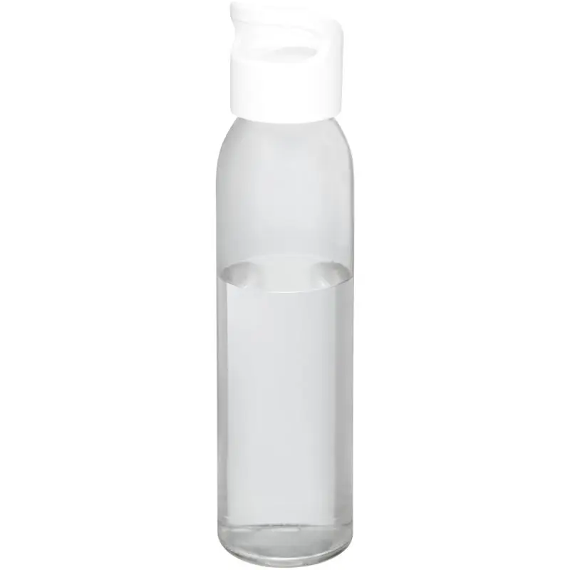 Sky Glas-Sportflasche 500 ml, Elegant Weiß, Ideal für Unterwegs