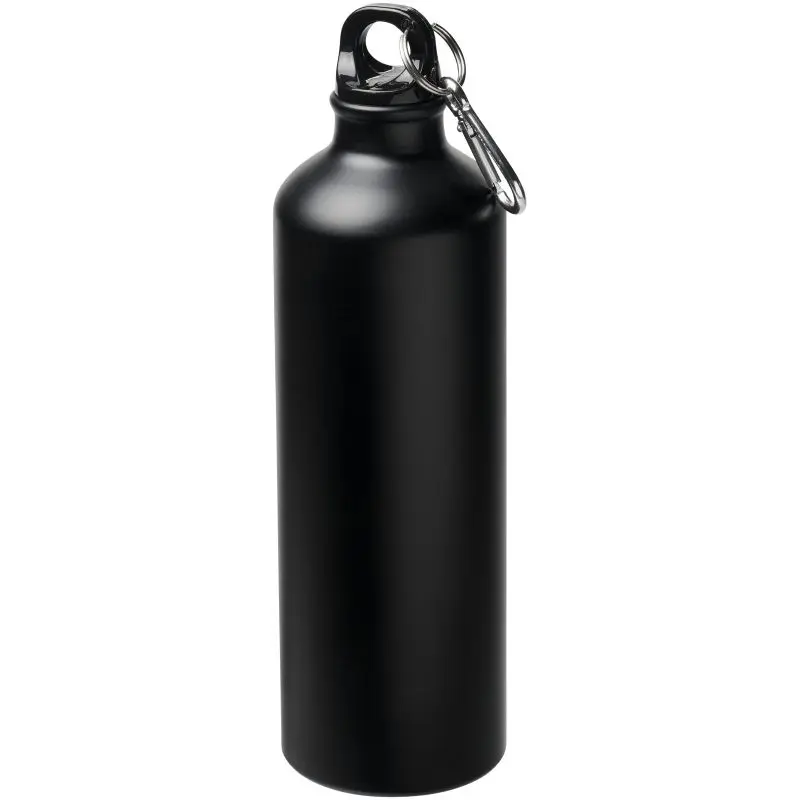 Oregon Matte Sportflasche 770 ml, Schwarz, mit Karabiner, Robust