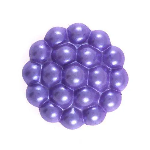 Blusenknopf Perlenoptik Lila – Kunststoffknopf BL-36