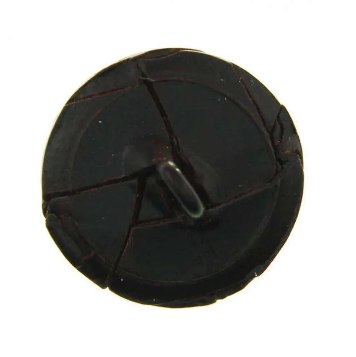 Lederknopf Braun Glanz – Lederknopf LE-38