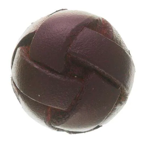 Lederknopf Lila mit Öse – Lederknopf LE-30