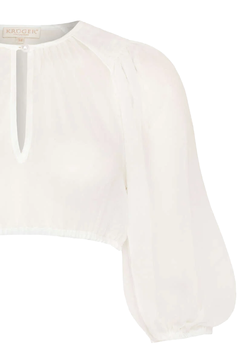 Dirndlbluse mit Ballonärmeln