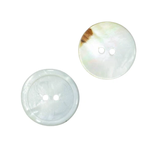 Perlmuttimitatknopf Creme/Natur 2-Loch 15 mm – PLI-18-creme