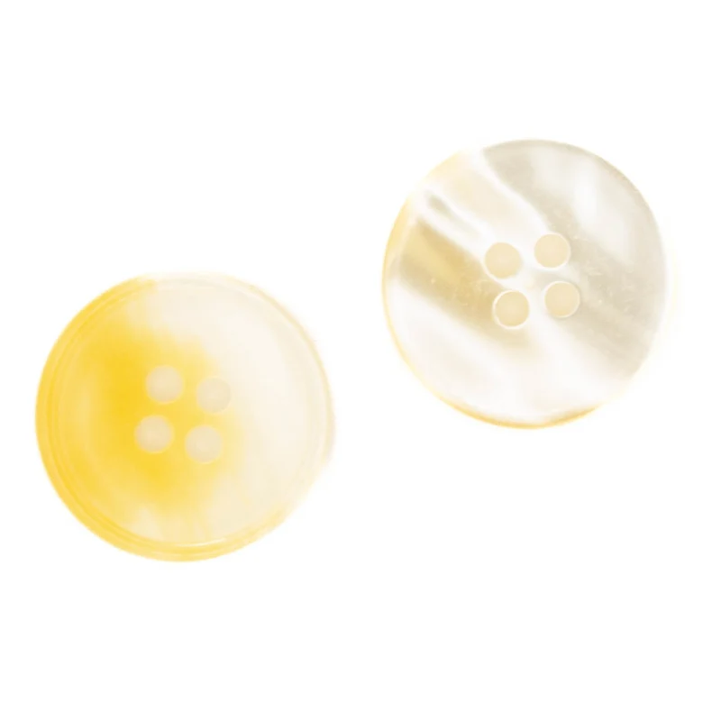 Perlmuttimitatknopf Creme/Natur 4-Loch – PLI-14-creme