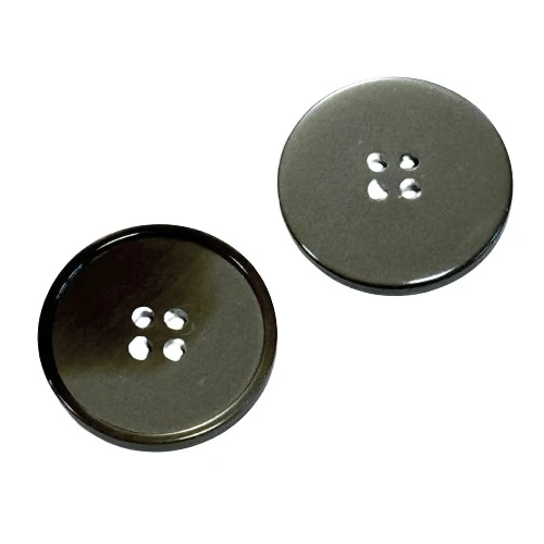 Perlmuttimitatknopf Grau 4-Loch – PLI-35-Grau