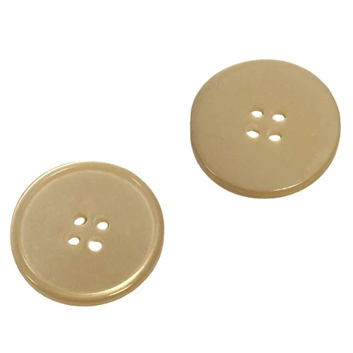 Perlmuttimitatknopf Beige 4-Loch – PLI-35-Beige