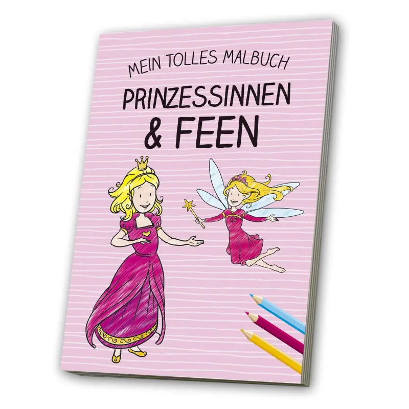 Malbuch Feen & Prinzessinnen - Magischer Malspaß für kleine Künstler