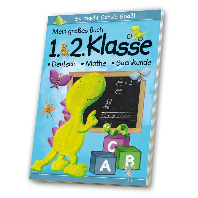 Grundschul-Übungsbuch: Lernen und Üben für die ersten beiden Klassen