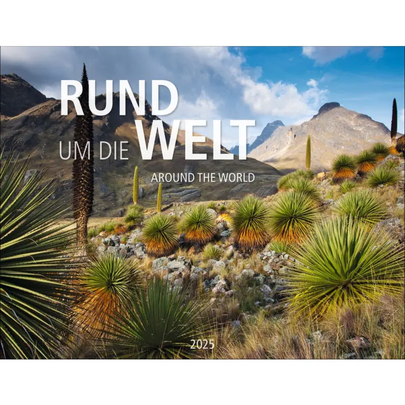 Weltlandschaften Kalender 2024 - Naturwunder rund um den Globus, Monatlicher Wandkalender