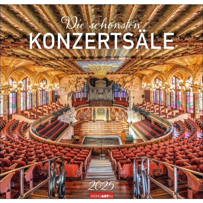 Art & Culture Calendar - The Most Beautiful Concert Halls für künstlerische Inspiration