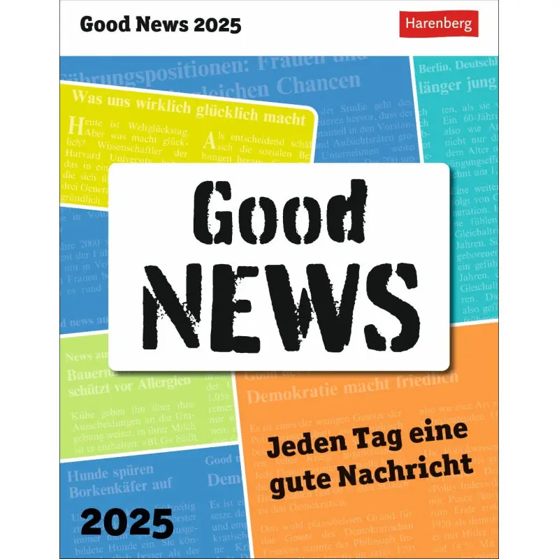 Inspirierender KalenderTäglich Gutes: Wissens- & Rätsel-Tagesabreißkalender 2024
