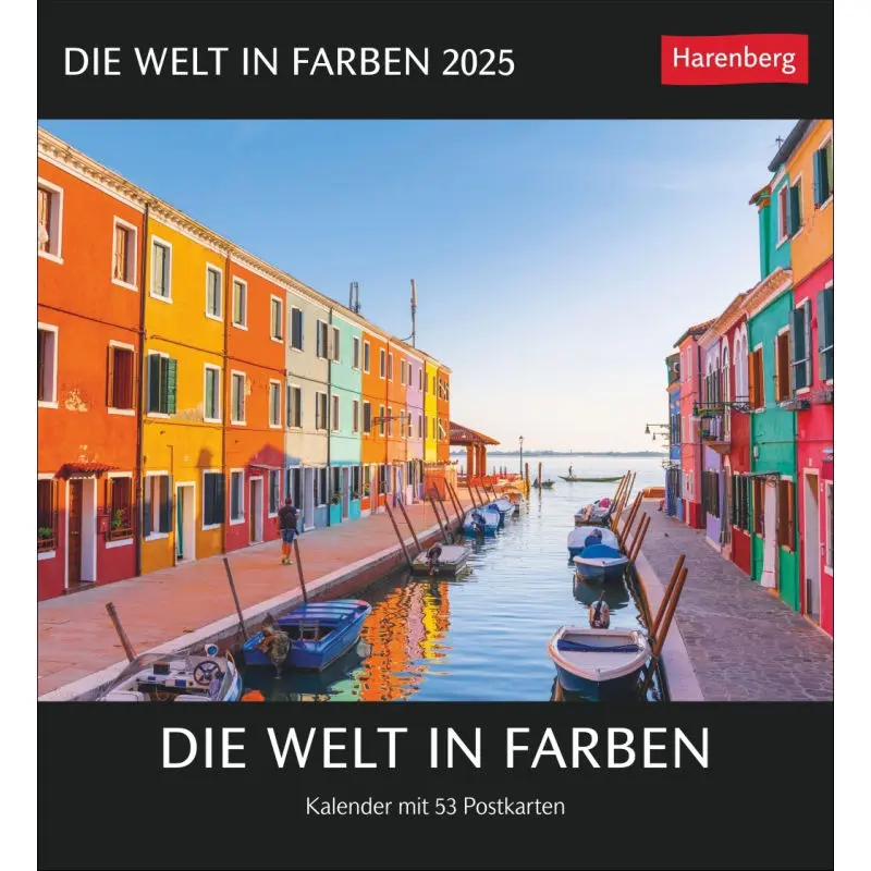 Weltfarben Postkartenkalender 2024: Landschaften & Naturwunder