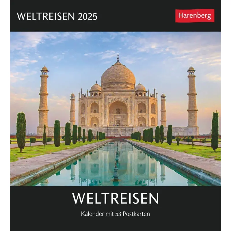 Globetrotter Grüße - Postkartenkalender Weltstädte 2024