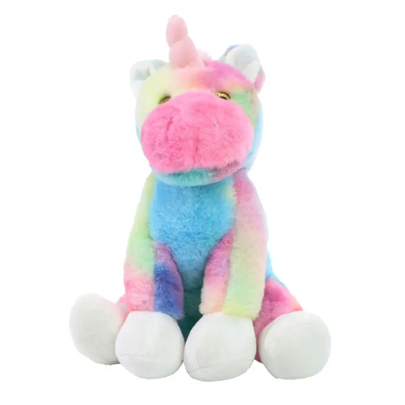 MiniFeet Einhorn Lulu - Multicolour Plüscheinhorn Magisch & Kuschelig Spielzeug & Deko