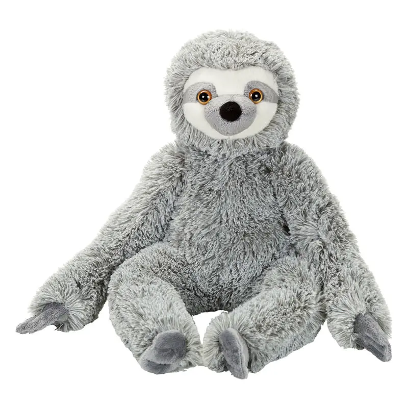 MiniFeet Faultier Hektor - Grau Plüschfaultier Weich & Gemütlich Deko & Spielzeug Geschenkidee