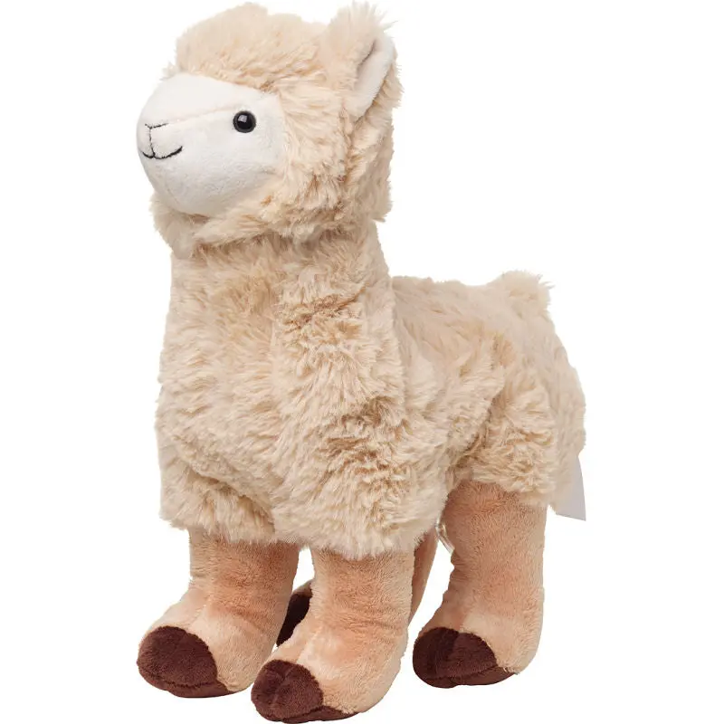 MiniFeet Lama Tamia - Beige Plüschlama Weich & Niedlich Deko & Spielzeug Geschenkidee