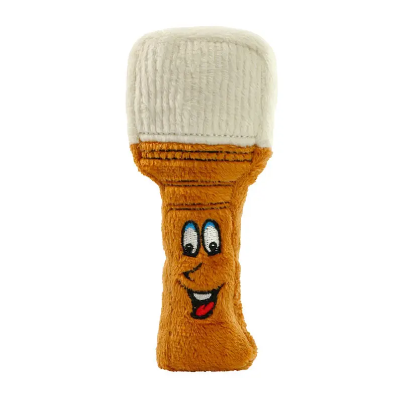 MiniFeet Pinsel - Braun Plüschpinsel Weich & Niedlich Deko & Spielzeug Geschenk