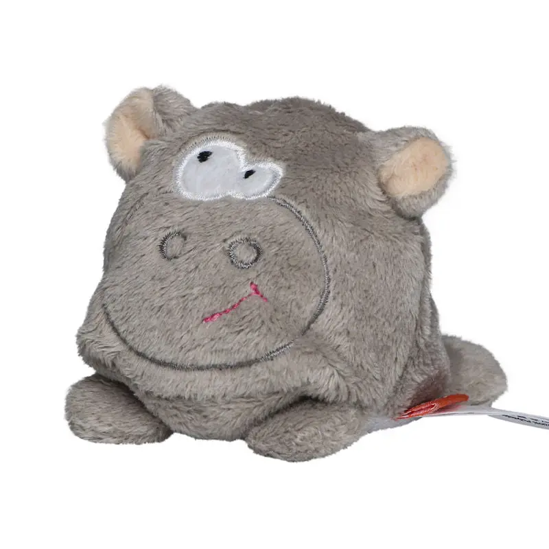 MiniFeet Nilpferd - Grau Plüschnilpferd Weich & Niedlich Deko & Spielzeug Geschenk