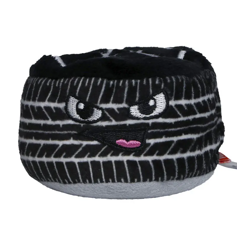 MiniFeet Reifen - Schwarz Plüschreifen Weich & Niedlich Deko & Spielzeug Geschenk